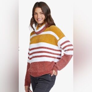 Roxy Velvet Morning Turtleneck Sweater Small